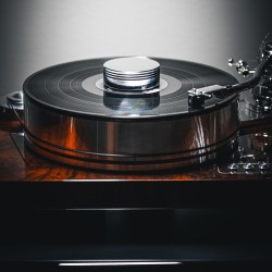 Pro-Ject  Record Puck RS - BRASS CHROME - přítlačné závaží 1030 g (3/4)